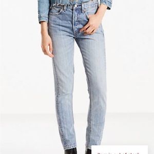 Levis altered 501 skinny